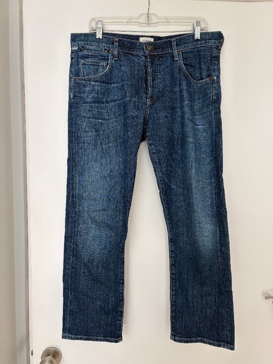 Citizens Of Humanity Denim - CITIZENS OF HUMANITY Emerson Jean in Dark Blue Wash Size 30